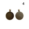 1 x Necklace Pendant Round Frame