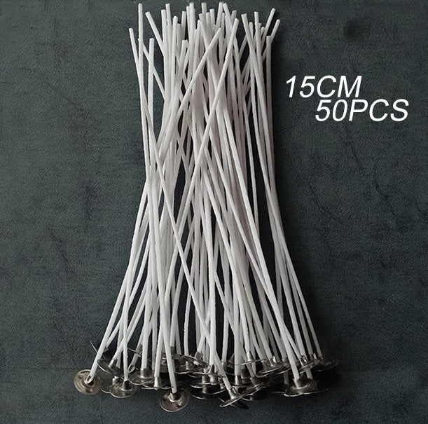 Candle Accessories - Wax Wicked Holder | Dot Sticker | Smoke-Free Wick Cotton Core