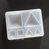 Triangle Stud Earring Pendant Charm Rhinestone Silicone Mold