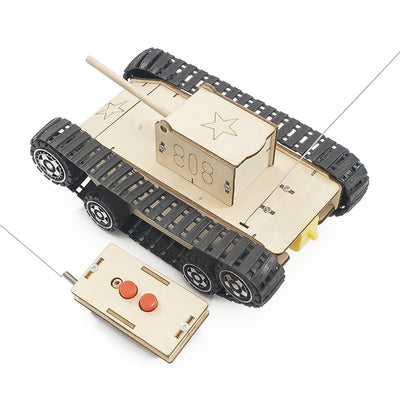 Remote Control Tank DIY Puzzle Pack STEM Toy | Science Education Set with Robotic Project | Perfect for Rbt School Project