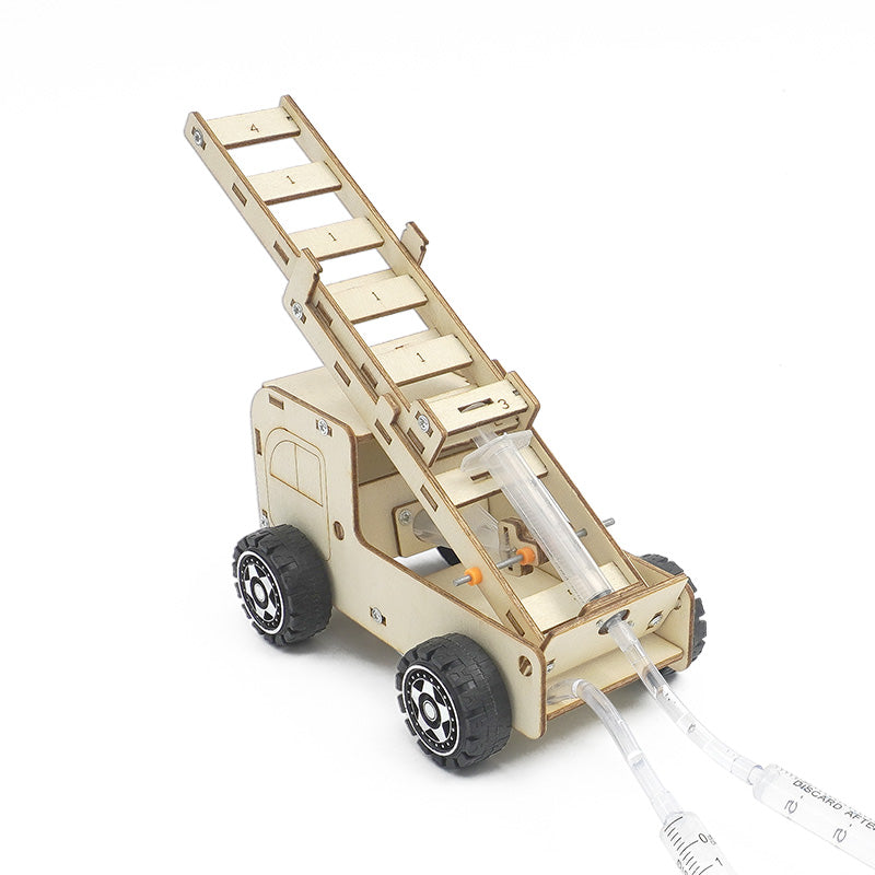 Hydraulic Fire Truck DIY Puzzle Pack STEM Toy | Science Education Set with Robotic Project | Perfect for Rbt School Project