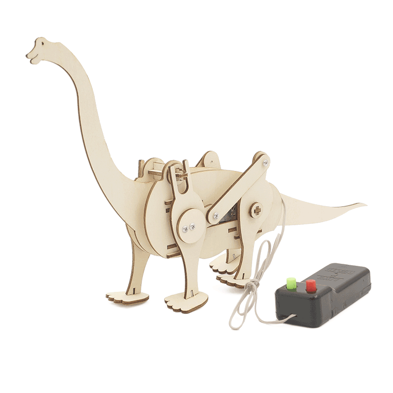 Brachiosaurus DIY Puzzle Pack STEM Toy | Science Education Set with Robotic Project | Rbt School Projects