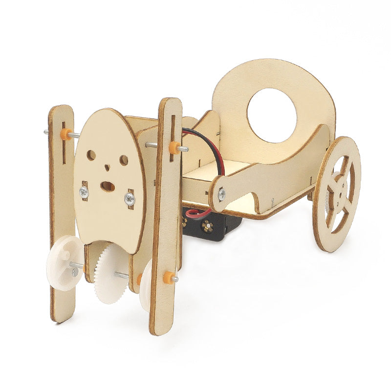 Robot Pulling Cart DIY Puzzle Pack STEM Toy | Science Education Set with Robotic Project | Rbt School Projects