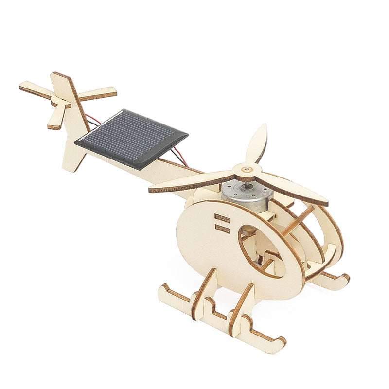 Solar Helicopter DIY Puzzle Pack STEM Toy | Science Education Set with Robotic Project | Perfect for Rbt School Project