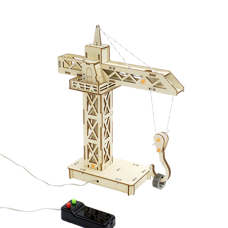Tower Crane DIY Puzzle Pack STEM Toy | Science Education Set with Robotic Project | Perfect for Rbt School Project