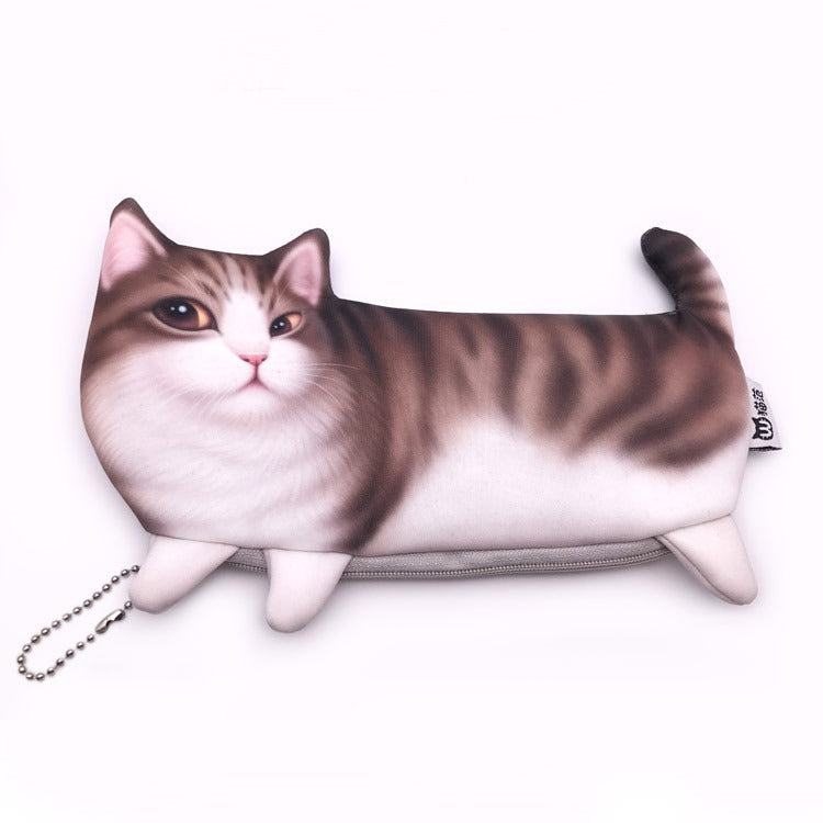 Cat Meow Kucing Pencil Box Cute Kitty Funny Gift