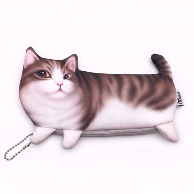 Cat Meow Kucing Pencil Box Cute Kitty Funny Gift