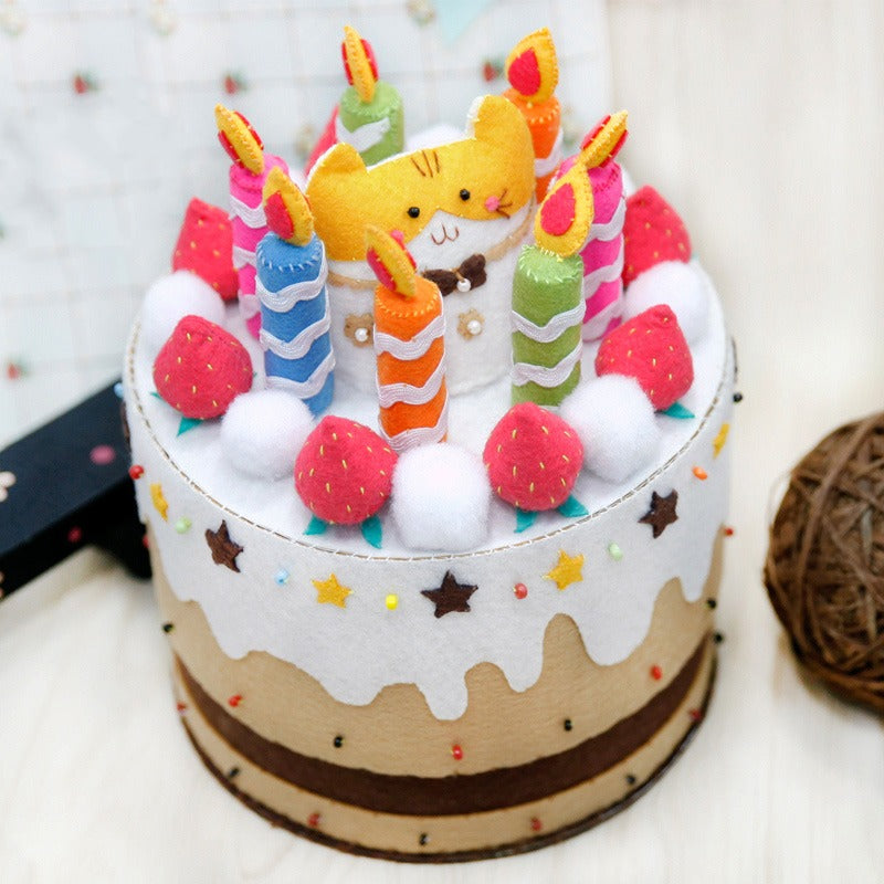 Fabric art craft Cake DIY Project Kit