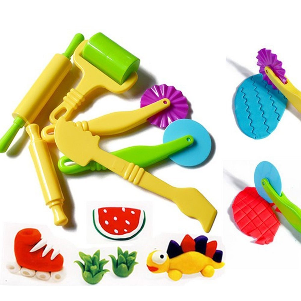 6pcs Play Dough Strokes Art Clay Painting Tools Set