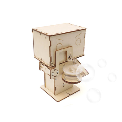 Robot Bubble Blowing  DIY Puzzle Pack STEM Toy | Science Education Set with Robotic Project | Perfect for Rbt School Project