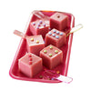 Square 10 cavity Silicone Mold Chocolate, Pudding, Soap Making