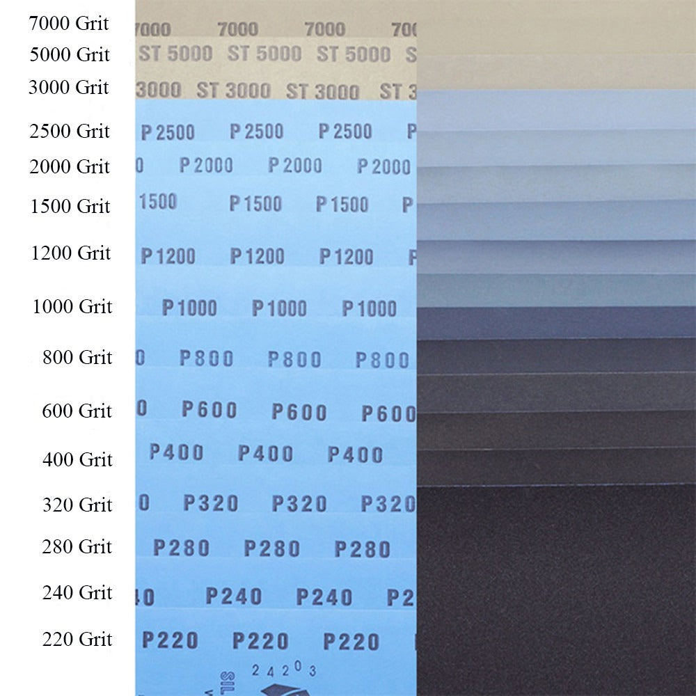 Wet Dry Sand Paper Matador silicone carbide sanding paper car metal plastic wood jewelry kertas pasir halus basah