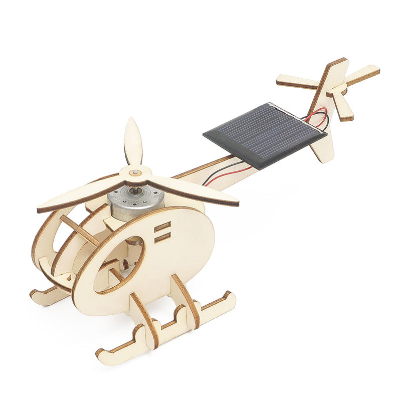 Solar Helicopter DIY Puzzle Pack STEM Toy | Science Education Set with Robotic Project | Perfect for Rbt School Project
