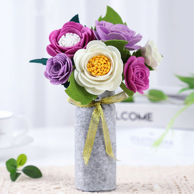 Fabric art craft Flower DIY Project Kit