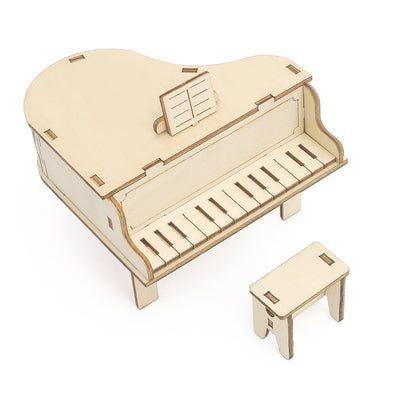 Piano Music Box DIY Puzzle Pack STEM Toy | Science Education Set with Robotic Project | Rbt School Projects
