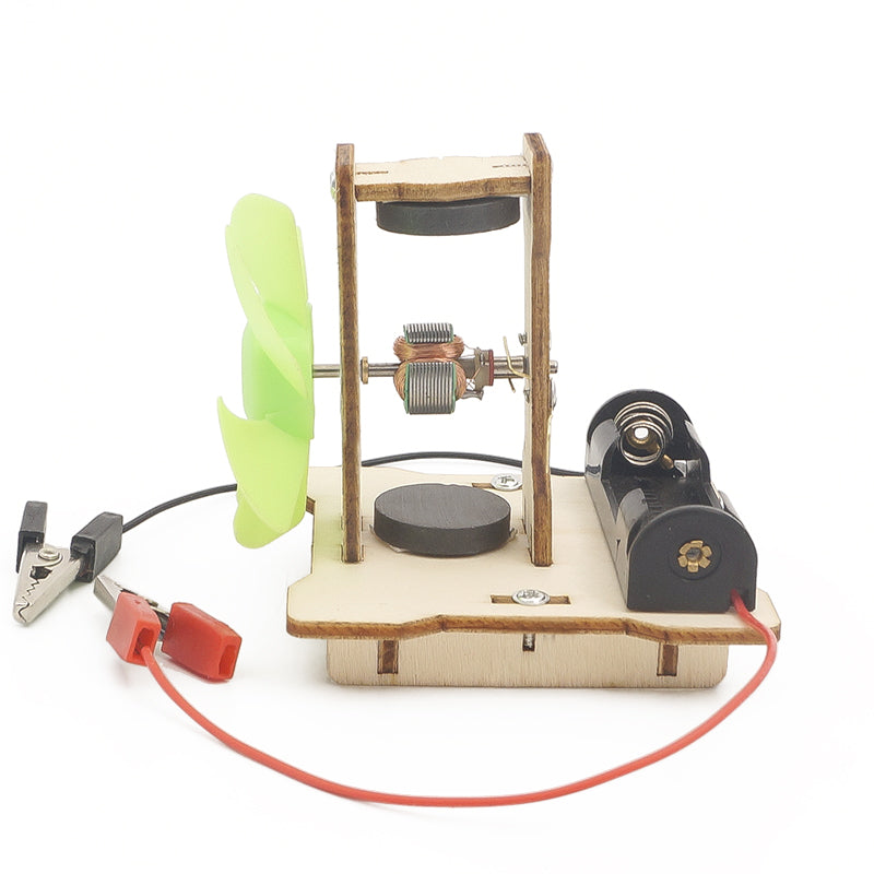 Electric Motor Fan DIY Puzzle Pack STEM Toy | Science Education Set with Robotic Project | Perfect for Rbt School Project