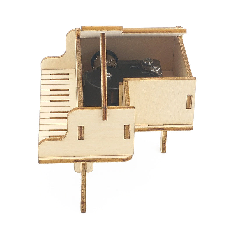 Piano Music Box DIY Puzzle Pack STEM Toy | Science Education Set with Robotic Project | Rbt School Project
