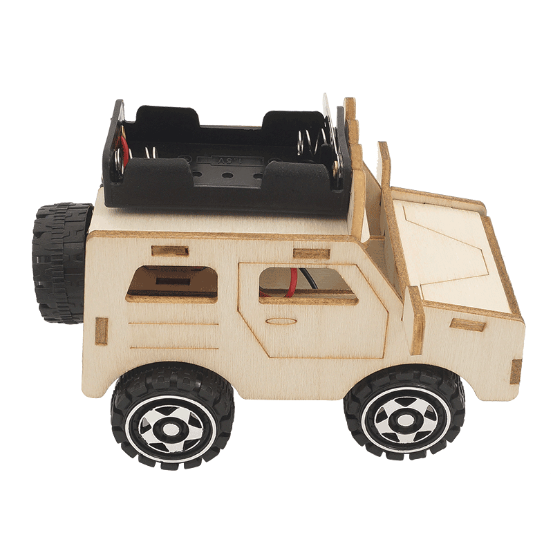 Jeep DIY Puzzle Pack STEM Toy | Science Education Set with Robotic Project | Rbt School Projects