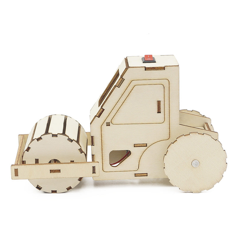 Electric Road Roller DIY Puzzle Pack STEM Toy | Science Education Set with Robotic Project | Rbt School Project
