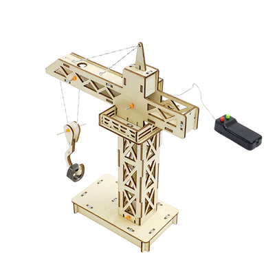 Tower Crane DIY Puzzle Pack STEM Toy | Science Education Set with Robotic Project | Perfect for Rbt School Project