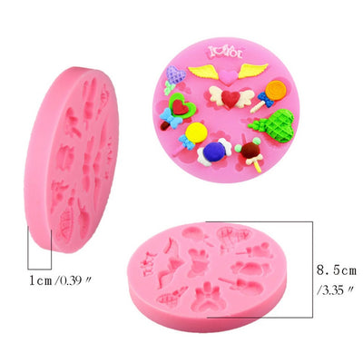 Love Wings Lollipop Sweet Ice Cream Silicone Mold