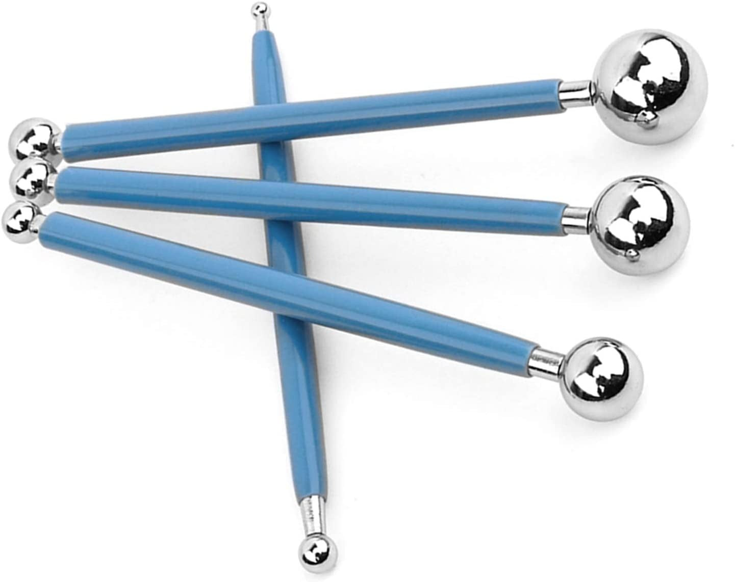 Modelling Ball Tools Stainless Steel Set 4 Pcs for Shaping and Sculpting