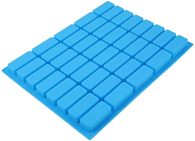 Rectangular Bar Silicone Mold 40 Cavity Chocolate, Epoxy Resin