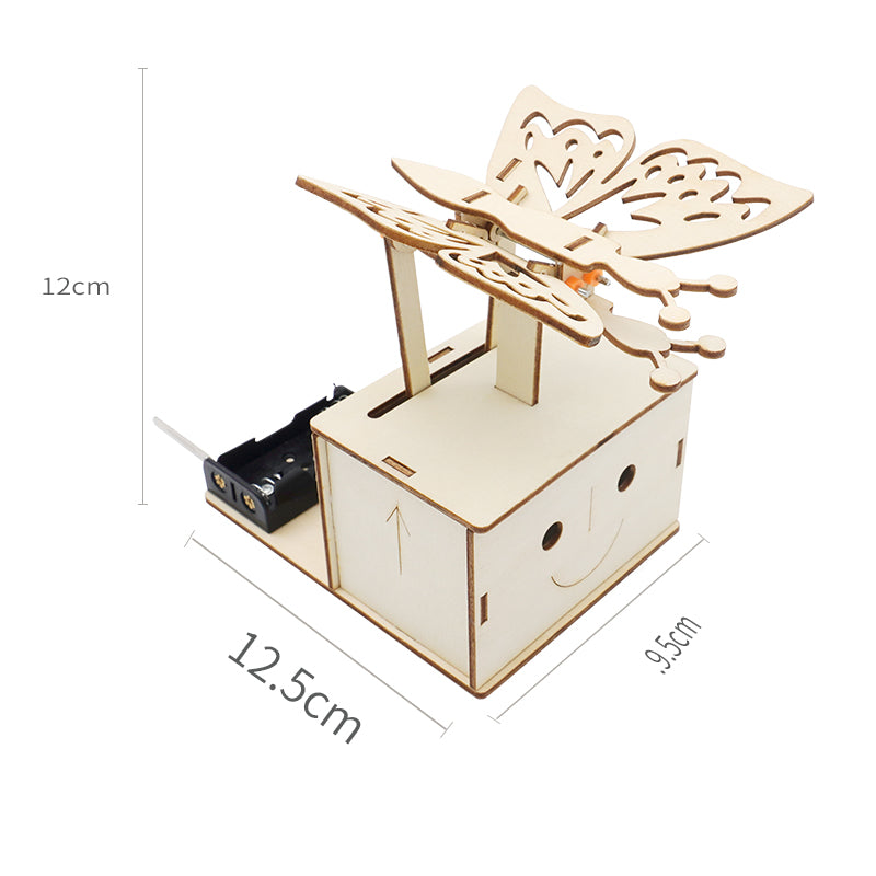 Electric Bionic Butterfly DIY Puzzle Pack STEM Toy | Science Education Set with Robotic Project | Perfect for Rbt School Project