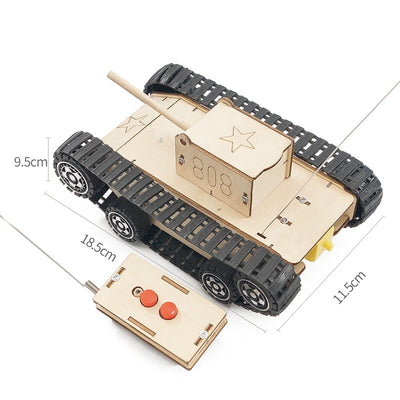 Remote Control Tank DIY Puzzle Pack STEM Toy | Science Education Set with Robotic Project | Perfect for Rbt School Project