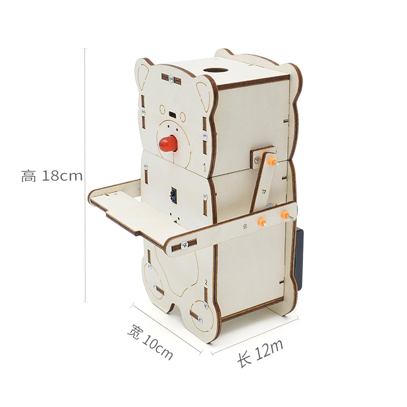 Gluttonous Bear DIY Puzzle Pack STEM Toy | Science Education Set with Robotic Project | Perfect for Rbt School Project