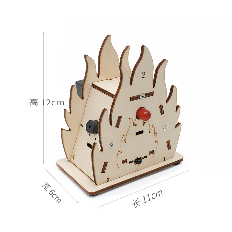 Flame Sensor DIY Puzzle Pack STEM Toy | Science Education Set with Robotic Project | Perfect for Rbt School Project