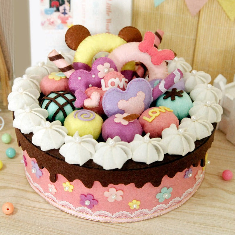 Fabric art craft Cake DIY Project Kit