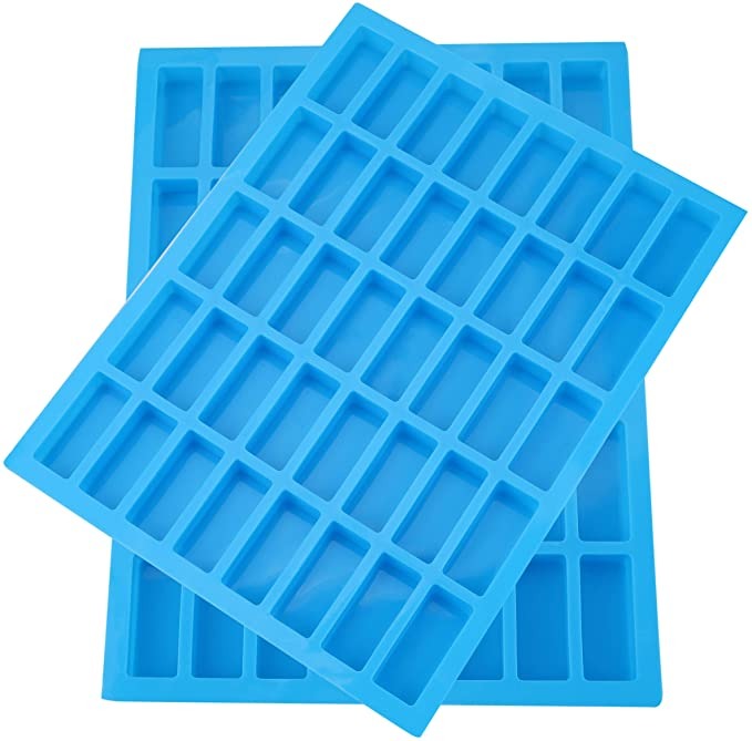 Rectangular Bar Silicone Mold 40 Cavity Chocolate, Epoxy Resin