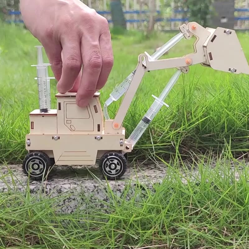 Hydraylic Loader DIY Puzzle Pack STEM Toy | Science Education Set with Robotic Project | Perfect for Rbt School Projects