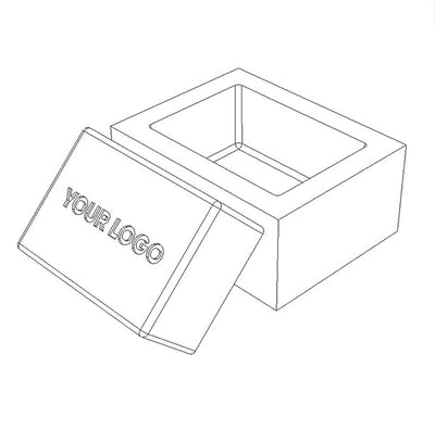 Custom Logo Silicone Mold Making 1 Cavity 7cm x 5cm x3cm