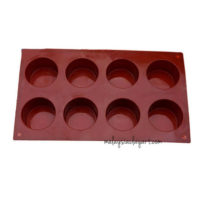 Round Cylinder Silicone Mold (8 Cavity) | Soap | Clear Resin