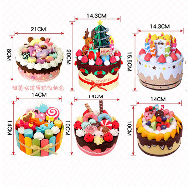 Fabric art craft Cake DIY Project Kit