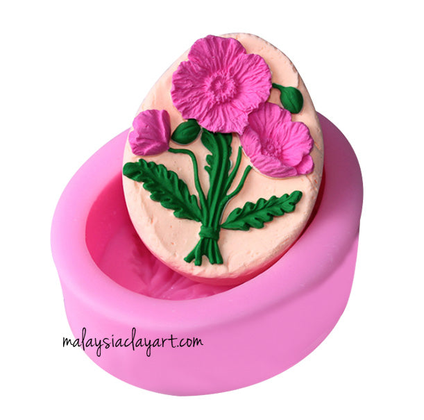 3D Lotus Soap Silicone Mold