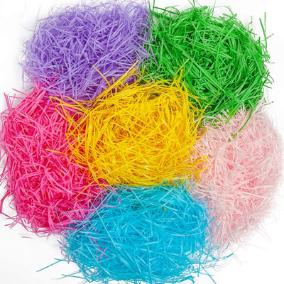 Easter Grass Recyclable Shred Paper for Easter Gift Basket Filler Easter Party Decoration