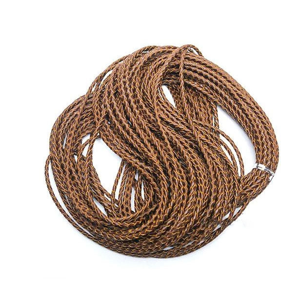 Braided Leather Cord 1 Meter Bracelet Necklace