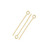 Eye Pin Gold (100 in a pack)