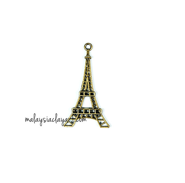 1 x DIY Zakka Vintage Eiffel Tower Charm (4.5cm)