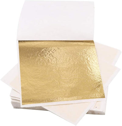 15 Colors Gold Leaf Sheets, Gold Leaf Paper for Arts Decoration, Handcrafts, Gilding, Furniture, Nails, Paintings, Slime