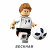 Soccer Player Minifigures Building Blocks Ronaldo Messi Beckham Neymar XT1003