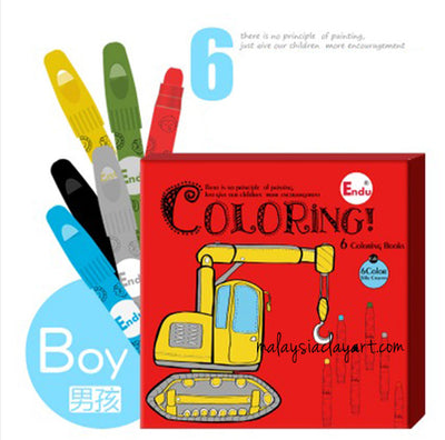 Coloring Crayon Craft Kit Pack