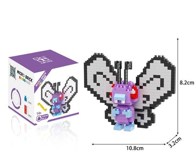 Cartoon Micro Diamond Block pokemon building blocks toy