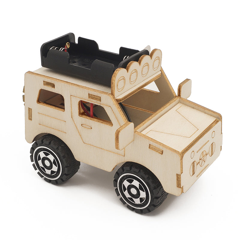 Jeep DIY Puzzle Pack STEM Toy | Science Education Set with Robotic Project | Rbt School Projects