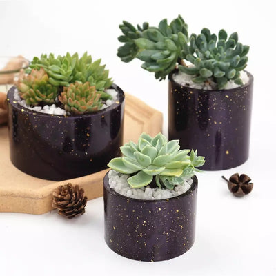 Plant Pots Silicone Molds Succulent Plants Concrete Planter Vase Molds for DIY Gardening Pots Craft Home Decorations