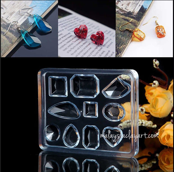Jewelry Pendant Rhinestone Silicone Mold