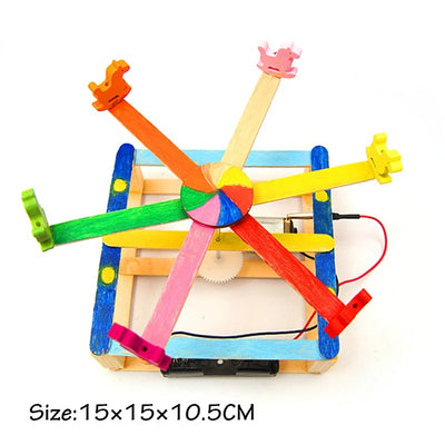 Merry Go Round DIY Puzzle Pack STEM Toy | Science Education Set with Robotic Project | Rbt School Project